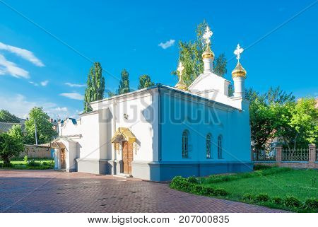 Orthodox St. Nicholas Church in the town of Belaja Tserkof. Kiev region Ukraine