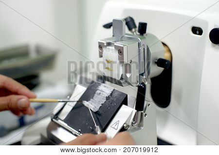 Rotary Microtome Section for diagnosis in pathology