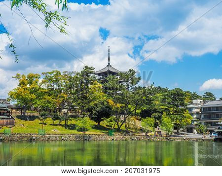 Sarusawa Pond And Kofuku-ji