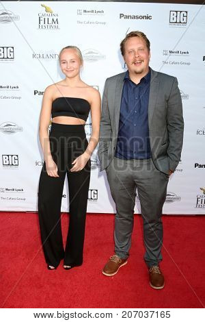 LOS ANGELES - SEP 29:  Mia Nyland, Simen Nyland at the Catalina Film Festival - September 29 2017 at the Casino on Catalina Island on September 29, 2017 in Avalon, CA