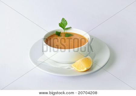 Sopa de lentejas