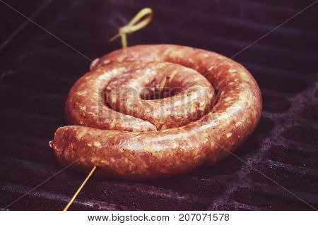 Raw Sausage Links Prior To Cooking