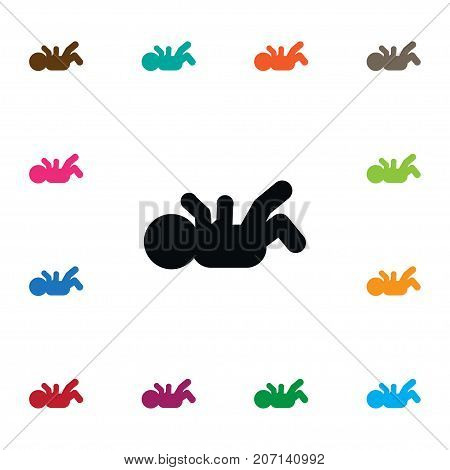 Played Vector Element Can Be Used For Tot, Played, Baby Design Concept.  Isolated Tot Icon.