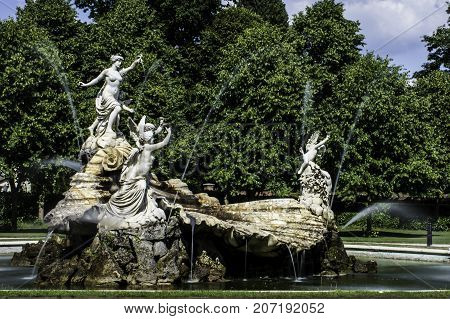CLIVEDEN GARDENS, TAPLOW,, BERKSHIRE, UK - 
Fountain of Love by Thomas Waldo Story on June 16th, 2017 in Cliveden Gardens, Taplow, UK