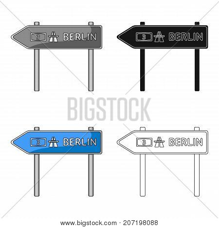 Sign, single icon in cartoon style.Sign, vector symbol stock illustration .