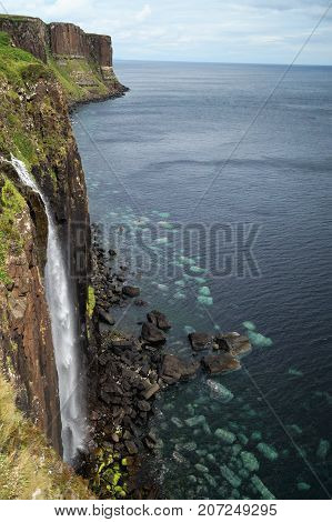 Landscape views of the Isle of Skye in Scotland, UK