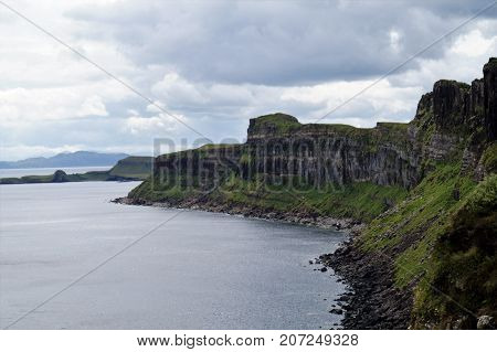 Landscape views of the Isle of Skye in Scotland, UK