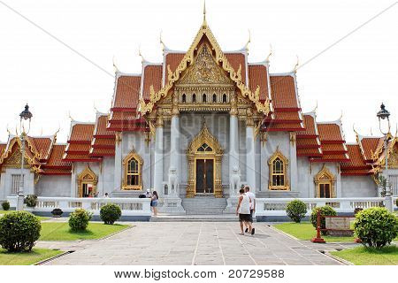 Marble temple in Thailand
