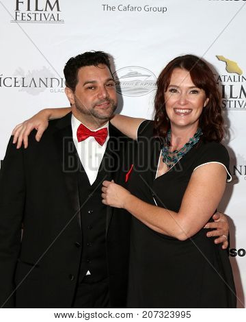 LOS ANGELES - SEP 30:  Ron Truppa, Alisha Seaton at the Catalina Film Festival - September 30 2017 at the Casino on Catalina Island on September 30, 2017 in Avalon, CA