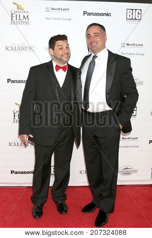 LOS ANGELES - SEP 30:  Ron Truppa, Carl Cafaro at the Catalina Film Festival - September 30 2017 at the Casino on Catalina Island on September 30, 2017 in Avalon, CA