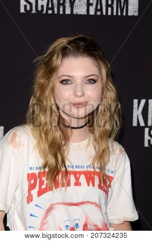 LOS ANGELES - SEP 29:  Sammi Hanratty at the Knott's Scary Farm and Instagram Celebrity Night at the Knott's Berry Farm on September 29, 2017 in Buena Parks, CA