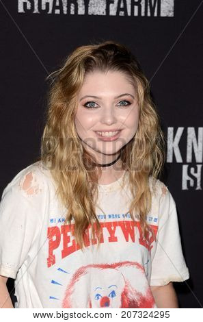 LOS ANGELES - SEP 29:  Sammi Hanratty at the Knott's Scary Farm and Instagram Celebrity Night at the Knott's Berry Farm on September 29, 2017 in Buena Parks, CA