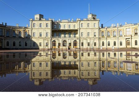 Russia suburb of St. Petersburg. Great Gatchina Palace (1766