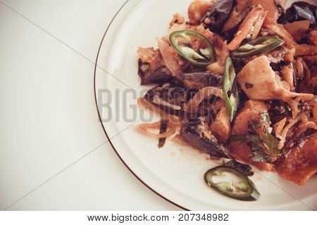 ajapsandali georgian dish of eggplant and meat