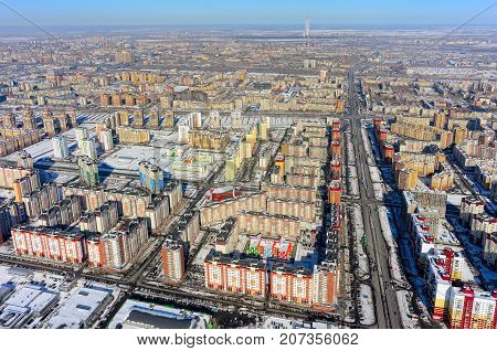 Bird Eye View On 3Rd Tyumen Residential District