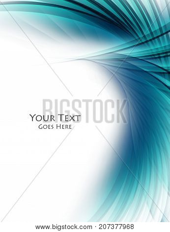 Colorful vector wavy background. Bright abstract illustration. Elements for your design. Eps10