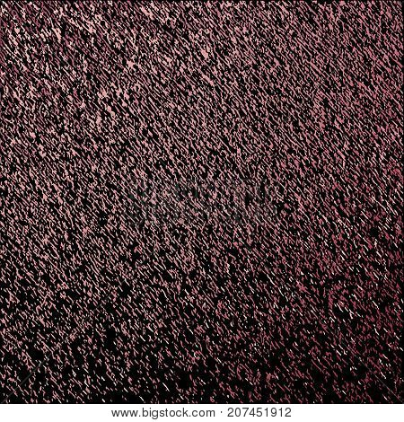 Vector abstract pink glitter texture square background. Patina effect