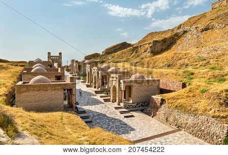 View of Hisor Fortress in Tajikistan, Central Asia