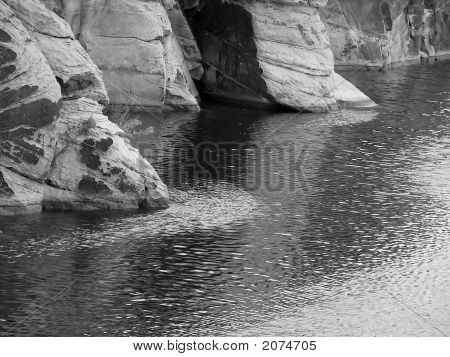 Winslow Arizona selkeä Creek säiliö tuulinen Bw 3