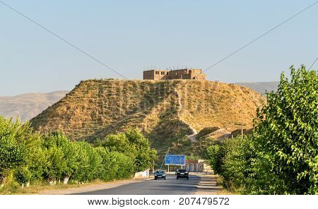 View of Hisor Fortress in Tajikistan, Central Asia