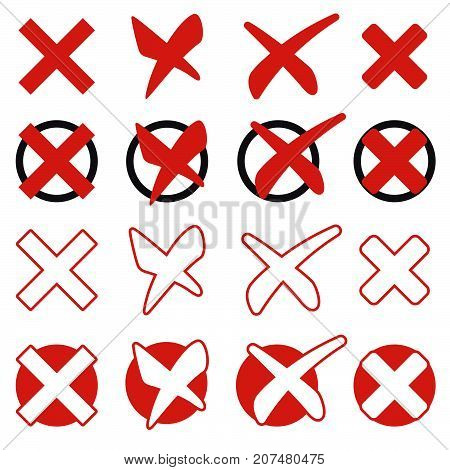 Collection Red Crosses