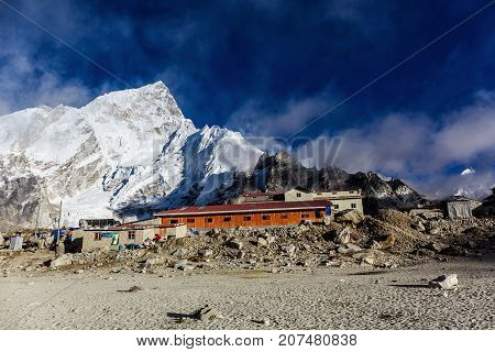 City in the Himalayas at a height of 5164