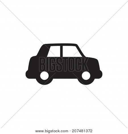 Car Icon Vector Isolated On White Background