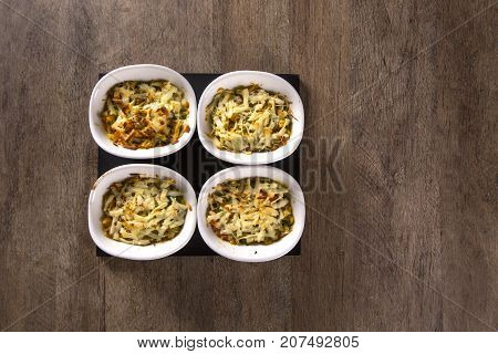Casquinha De Siri. Crab Meal Gratin Appetizer