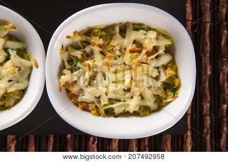 Casquinha De Siri. Crab Meal Gratin Appetizer
