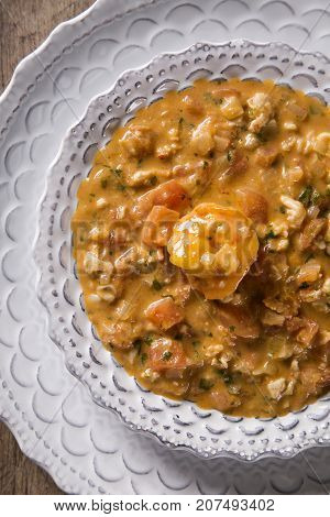 Pitu With Garlic And Oil, A Kind Of Delicious Crustacean !