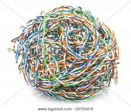Store bolden fra et kabel Twisted Pair