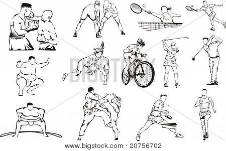 individuální sportovní ikony