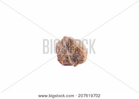 Andalusite form China or Brazil isolated on white