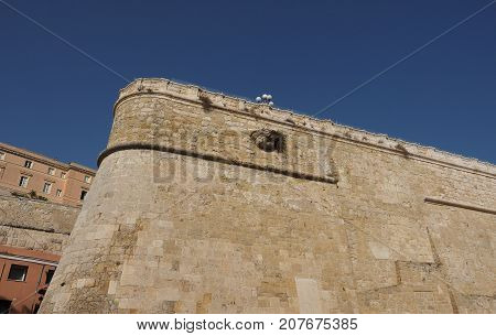 Casteddu (meaning Castle Quarter) In Cagliari