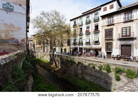 Beautiful View Of The Albaicin In Granada, Andalusia