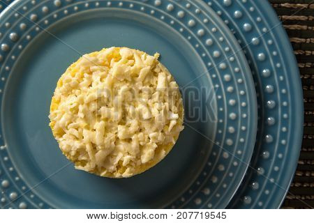 Corn Couscous. Cuscuz Into A Dish