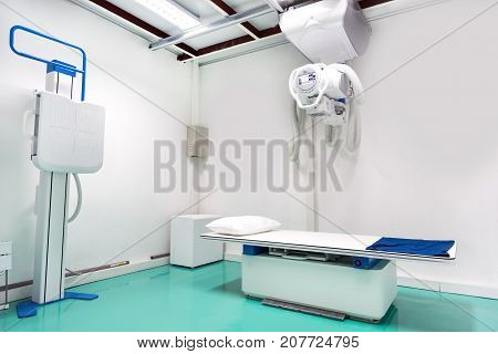X Ray department room in hospital Medical and Health care concept