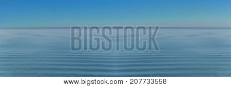 Panorama of sea waves on the background