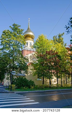Church of the Intercession of the Most Holy Mother of God in the academic building of the Peter the Great St.Petersburg Polytechnic University in Saint Petersburg Russia