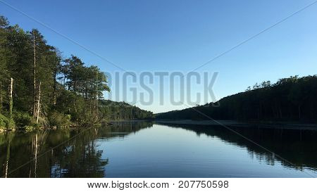 Canopus Lake at Fahnestock State Park in New York