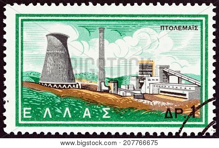 GREECE - CIRCA 1962: A stamp printed in Greece from the 