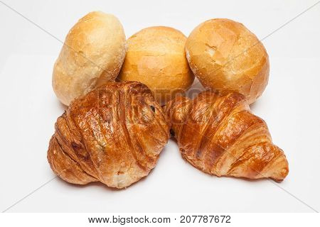 an Hard roll call it in Dutch Pistolee and croissant