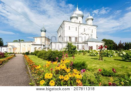 Khutyn Monastery of Saviour's Transfiguration and of St. Varlaam near Veliky Novgorod Russia