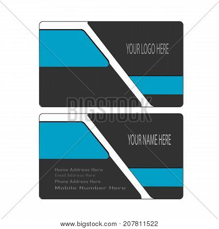Clean and modern Business card design Vector