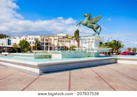 Corinth Seafront In Greece