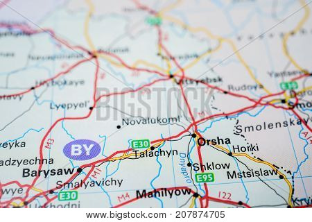 map of orsha, the concept of travel.