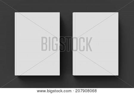 Blank Hard Cover Book Template