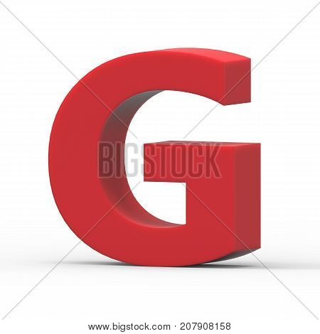 Right Red Letter G