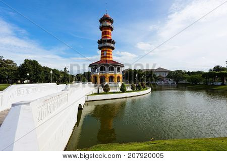 Observatory Tower At Bang Pa In Palace