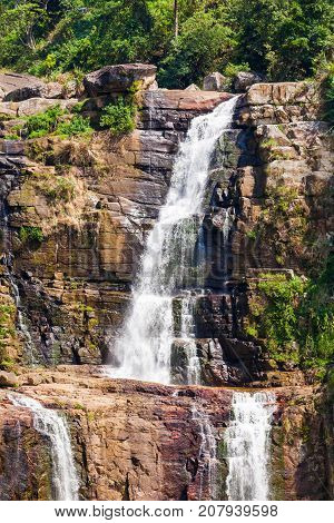 Ramboda Falls, Sri Lanka.